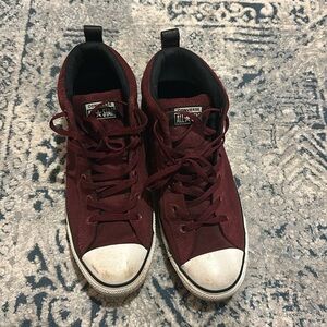 Converse high top street suede